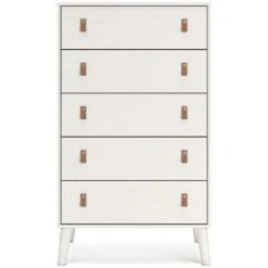 Aprilyn White Five Drawer Chest -Ashley EB1024 245 chest 4