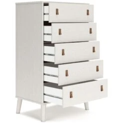 Aprilyn White Five Drawer Chest -Ashley EB1024 245 chest 6