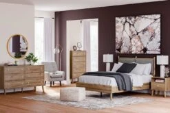Aprilyn Honey Youth Platform Bedroom Set W/ Panel Headboard 18 Aprilyn Honey Youth Platform Bedroom Set W/ Panel Headboard -Ashley EB1187 111 155 br set 2