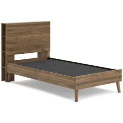 Aprilyn Honey Youth Platform Bed W/ Bookcase Headboard -Ashley EB1187 111 163 bed 11
