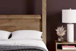 Aprilyn Honey Canopy Bed -Ashley EB1187 189 181 186 bed 3