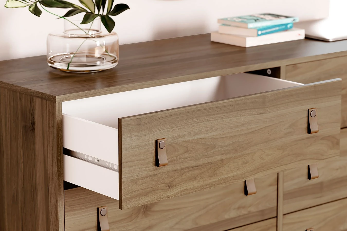 Aprilyn Honey Six Drawer Dresser 3 Aprilyn Honey Six Drawer Dresser - Image 3