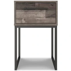 Neilsville One Drawer Nightstand (Multi Gray) -Ashley EB2120 291 nightstand 4