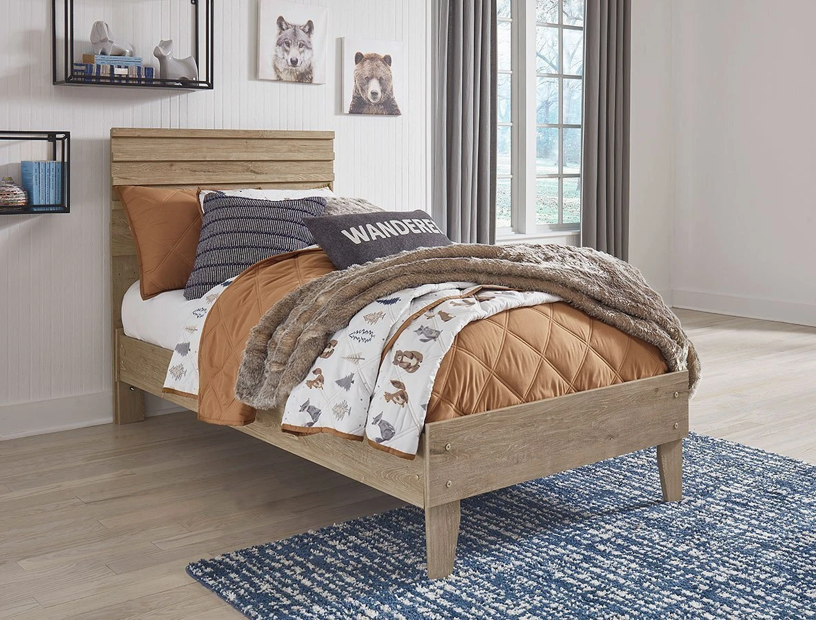 Oliah Youth Platform Bedroom Set W/ Headboard 2 Oliah Youth Platform Bedroom Set W/ Headboard - Image 2