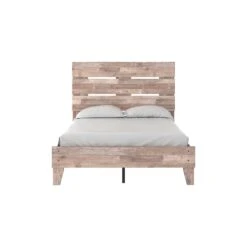 Neilsville Platform Bed (Whitewash) -Ashley EB2320 112 156 bed 2