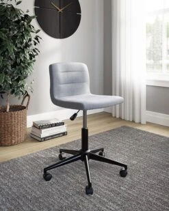 Beauenali Home Office Desk Chair (Gray)