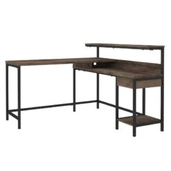 Arlenbry L-Desk W/ Hutch