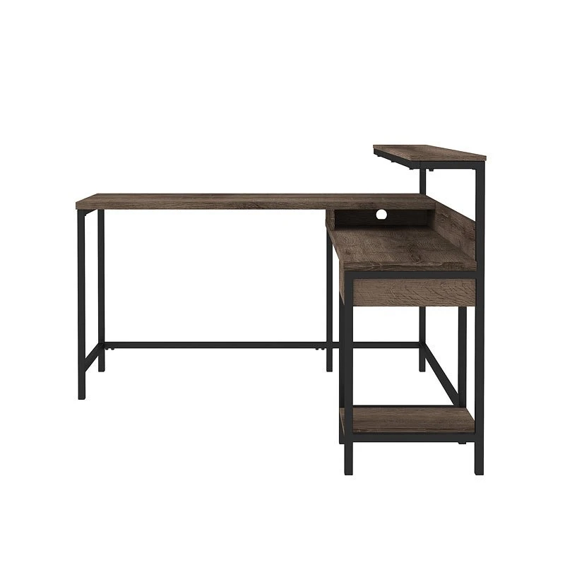 Arlenbry L-Desk W/ Hutch 2 Arlenbry L-Desk W/ Hutch - Image 2