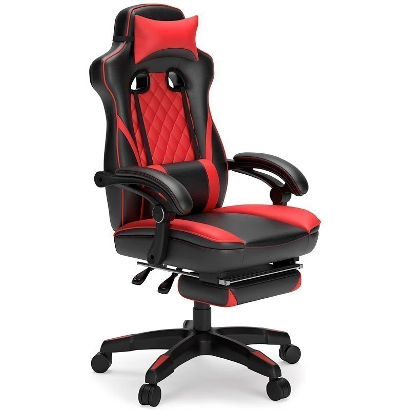 Lynxtyn Home Office Swivel Desk Chair (Red And Black) 1 Lynxtyn Home Office Swivel Desk Chair (Red And Black)