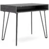 Strumford Charcoal Home Office Desk