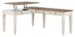 Realyn Lift Top L-Shaped Home Office Set -Ashley H743 134 34R desk 3