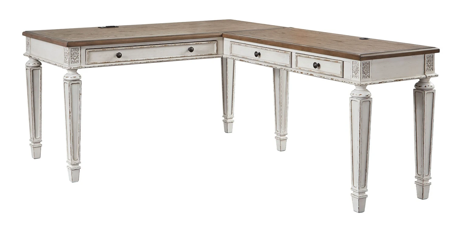 Realyn L-Shaped Home Office Set 3 Realyn L-Shaped Home Office Set - Image 3