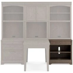 Janismore Home Office Set W/ 63 Inch Desk 25 Janismore Home Office Set W/ 63 Inch Desk -Ashley H776 41B bookcase base 1