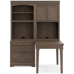 Janismore 4-Piece Bookcase Wall Unit W/ Desk 7 Janismore 4-Piece Bookcase Wall Unit W/ Desk -Ashley H776 44 40B 40T 41T wall unit 3