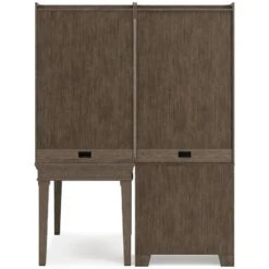 Janismore 4-Piece Bookcase Wall Unit W/ Desk 9 Janismore 4-Piece Bookcase Wall Unit W/ Desk -Ashley H776 44 40B 40T 41T wall unit 5