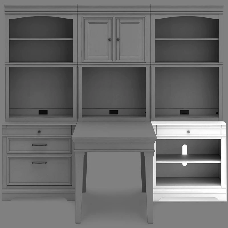 Kanwyn Modular Home Office Set 4 Kanwyn Modular Home Office Set - Image 4