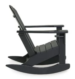 Sundown Treasure Fire Pit Table Set W/ Black Chairs -Ashley P008 827 chair 4