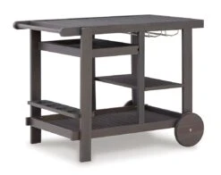 Kailani Serving Cart (Gray) -Ashley P030 661 serving cart 10