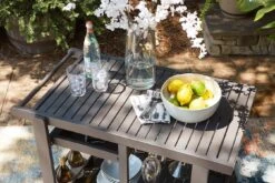 Kailani Serving Cart (Gray) -Ashley P030 661 serving cart 3