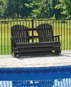 Hyland Wave Outdoor Seating Set (Black)