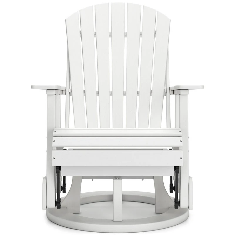 Hyland Wave Outdoor Swivel Glider Chair (White) 2 Hyland Wave Outdoor Swivel Glider Chair (White) - Image 2