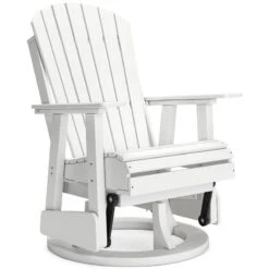 Hyland Wave Outdoor Swivel Glider Chair (White) 7 Hyland Wave Outdoor Swivel Glider Chair (White) -Ashley P111 820 chair 3