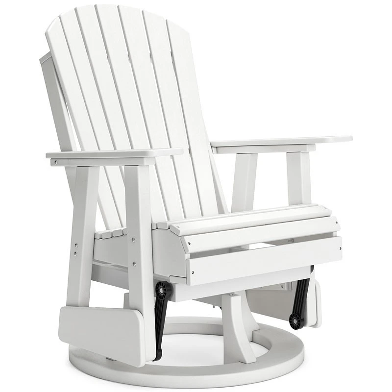 Hyland Wave Outdoor Swivel Glider Chair (White) 3 Hyland Wave Outdoor Swivel Glider Chair (White) - Image 3