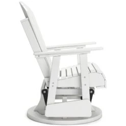 Hyland Wave Outdoor Swivel Glider Chair (White) 8 Hyland Wave Outdoor Swivel Glider Chair (White) -Ashley P111 820 chair 4