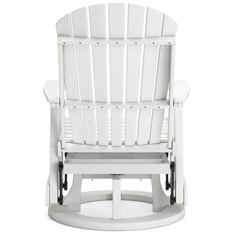 Hyland Wave Outdoor Swivel Glider Chair (White) 5 Hyland Wave Outdoor Swivel Glider Chair (White) - Image 5