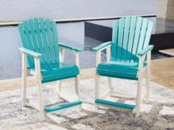 Eisely Outdoor Counter Height Chair (Set Of 2)