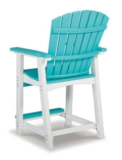Eisely Outdoor Counter Height Chair (Set Of 2) -Ashley P208 124 barstool 8 1