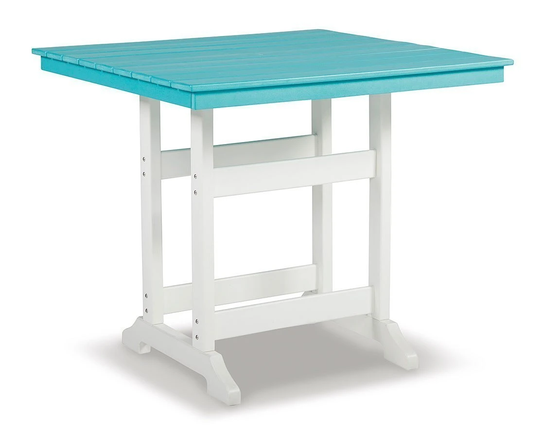 Eisely Outdoor Counter Height Table W/ Umbrella Option 1 Eisely Outdoor Counter Height Table W/ Umbrella Option