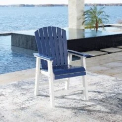 Crescent Luxe Outdoor Dining Set W/ Toretto Chairs -Ashley P209 601A chair 2