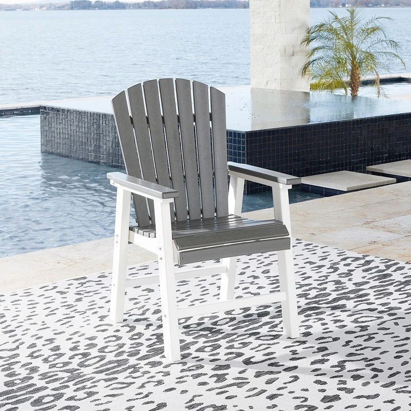 Crescent Luxe Outdoor Dining Set W/ Transville Chairs 6 Crescent Luxe Outdoor Dining Set W/ Transville Chairs - Image 6