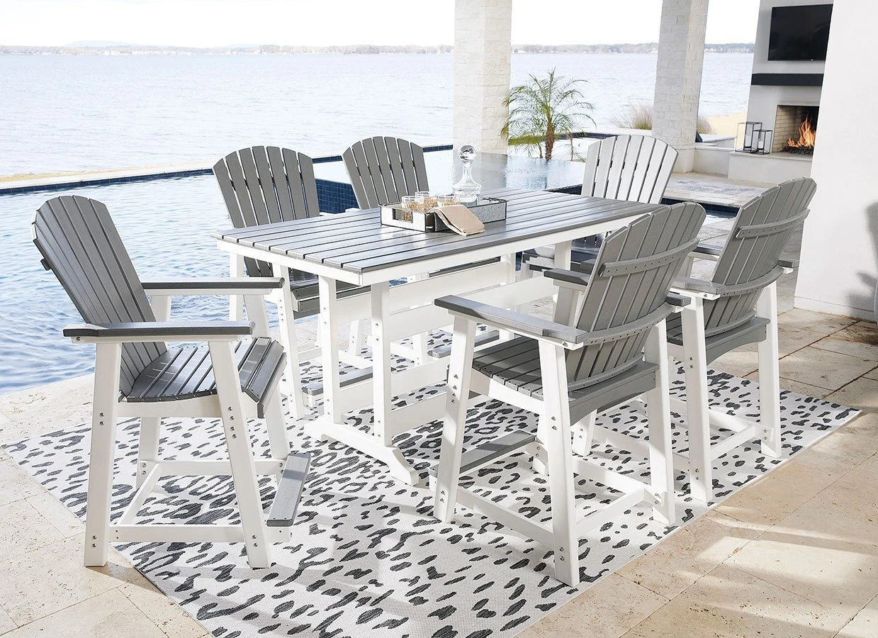 Transville Outdoor Counter Height Dining Set 3 Transville Outdoor Counter Height Dining Set - Image 3