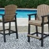 Fairen Trail Outdoor Tall Barstool (Set Of 2)