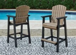 Fairen Trail Outdoor Tall Barstool (Set Of 2)
