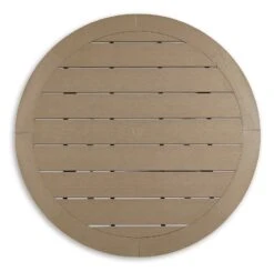 Fairen Trail Outdoor Bar Table W/ Umbrella Option -Ashley P211 613 bar table 3