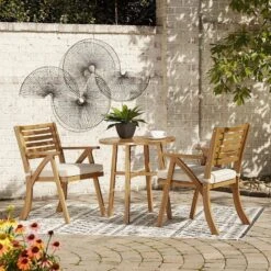 Vallerie 3-Piece Outdoor Bistro Set
