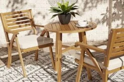 Vallerie 3-Piece Outdoor Bistro Set -Ashley P305 050 set 4