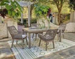 Beach Front Outdoor Dining Set -Ashley P323 635 P399 601A set 1