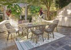 Beach Front Outdoor Dining Set -Ashley P323 635 P399 601A set 2