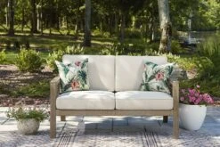 Barn Cove Outdoor Seating Set -Ashley P342 835 loveseat 1