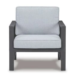 Fynnegan Outdoor Lounge Chair (Gray) (Set Of 2) -Ashley P349 821 chair 6