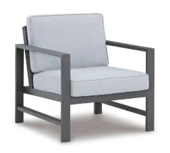 Fynnegan Outdoor Lounge Chair (Gray) (Set Of 2) -Ashley P349 821 chair 7