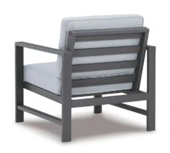 Fynnegan Outdoor Lounge Chair (Gray) (Set Of 2) -Ashley P349 821 chair 9