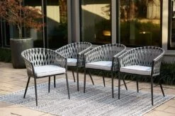 Palm Bliss Outdoor Dining Chair (Set Of 4)