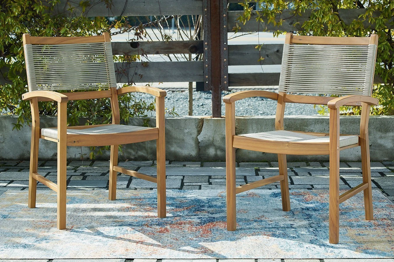 Janiyah Outdoor Dining Set W/ Bench 5 Janiyah Outdoor Dining Set W/ Bench - Image 5