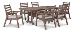 Emmeline Outdoor Dining Set 24 Emmeline Outdoor Dining Set -Ashley P420 625 601A set 4