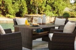 Easy Isle Outdoor Dining Set -Ashley P455 625 820 set 2